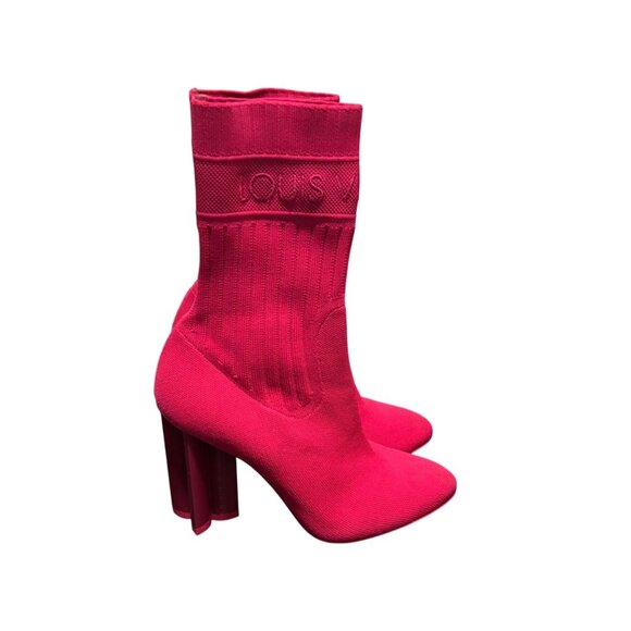 Louis Vuitton Silhouette Ankle Boot Pink Size 37 - Picture 5 of 13